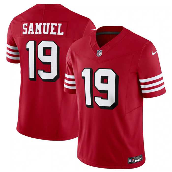 Men & Women & Youth San Francisco 49ers #19 Deebo Samuel New Red 2023 F.U.S.E. Vapor Untouchable Limited Stitched Football Jersey